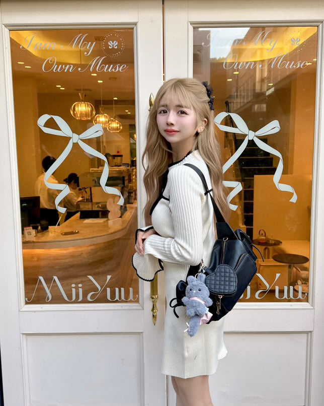 Lylana オープン ショート ワンピース